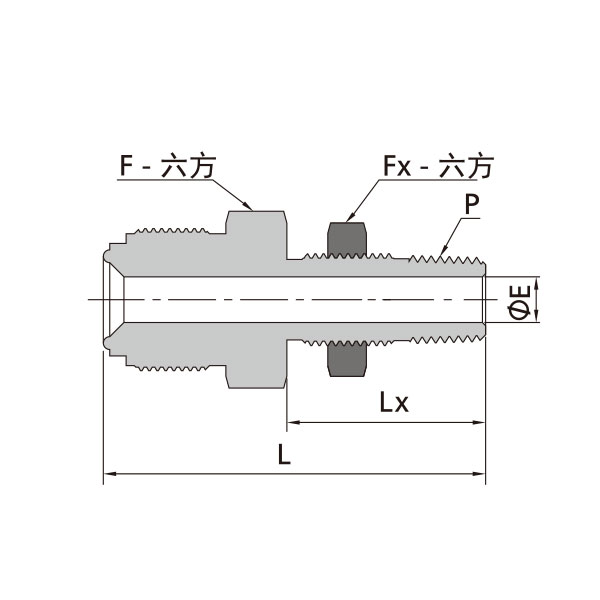 MVCR转MNPT穿板本体