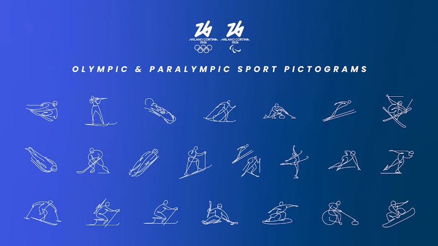 组委会正式发布米兰2026冬奥会与冬残奥会体育图